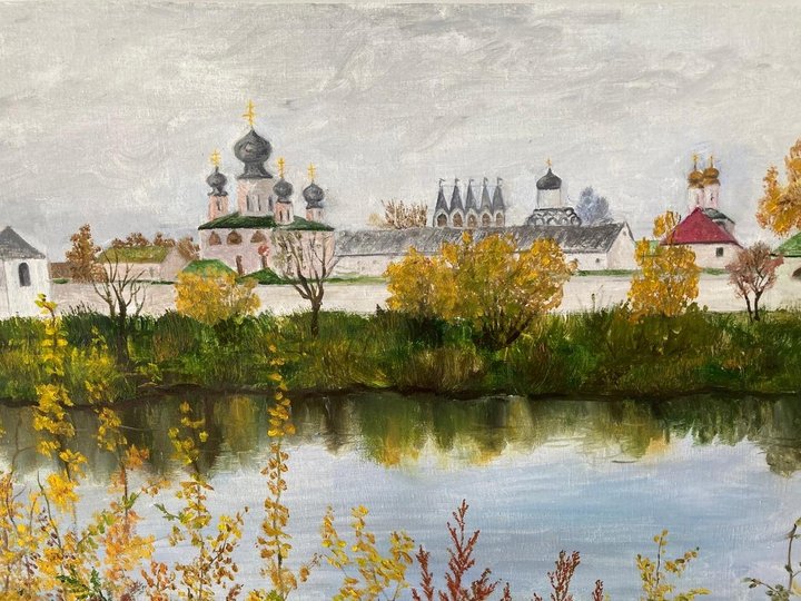 Выставка работ Людмилы Олифиренко «А в воздухе звон колокольный...»