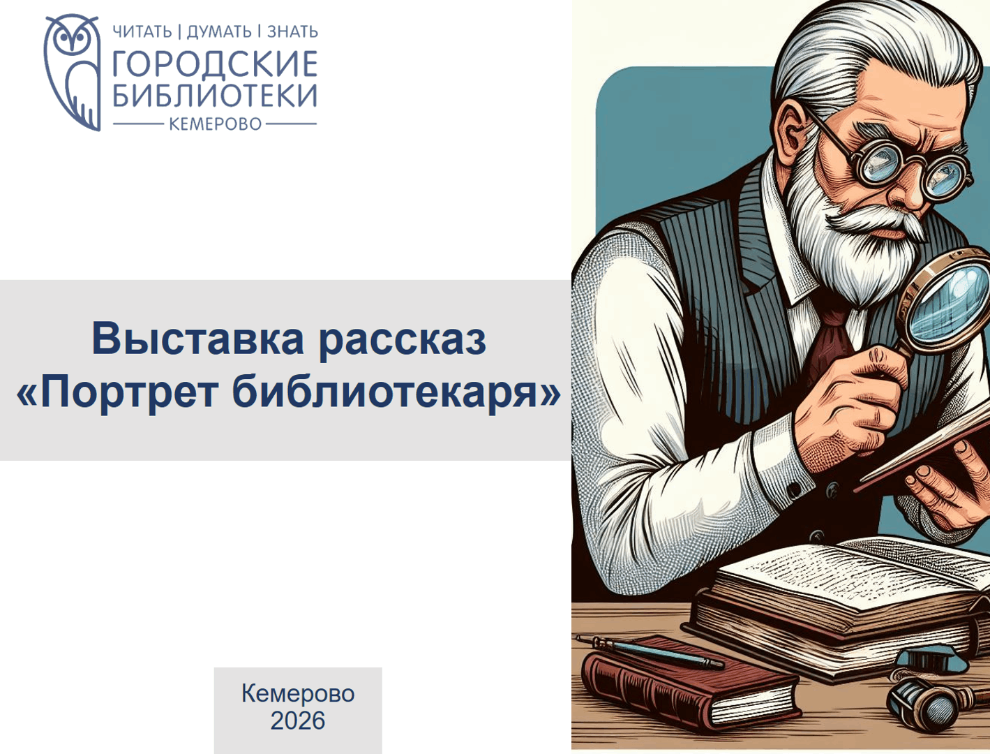 Выставка-рассказ «Портрет библиотекаря»