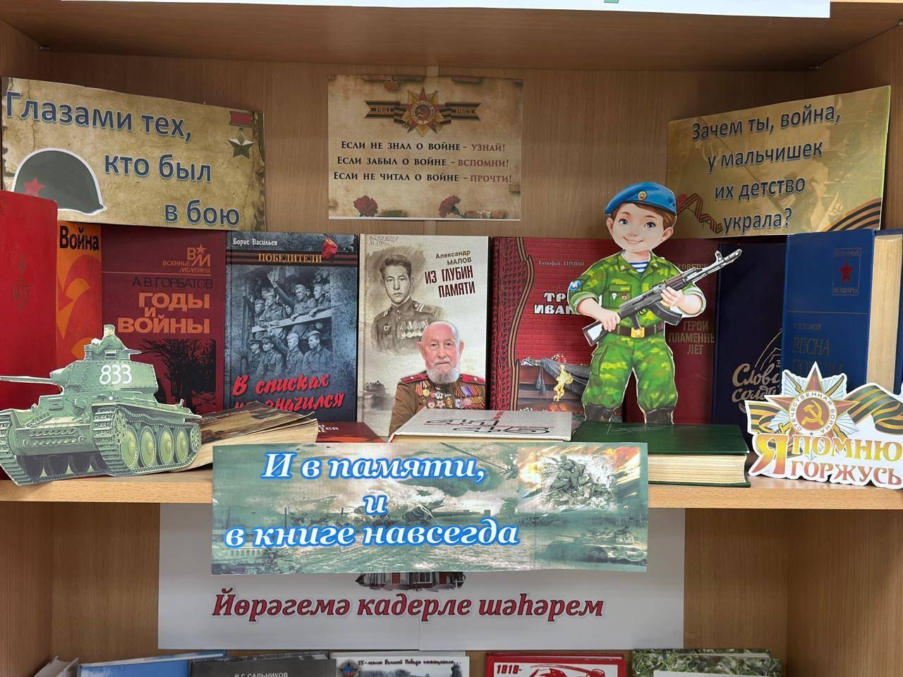 Книжная выставка-память «И в памяти, и в книге навсегда»