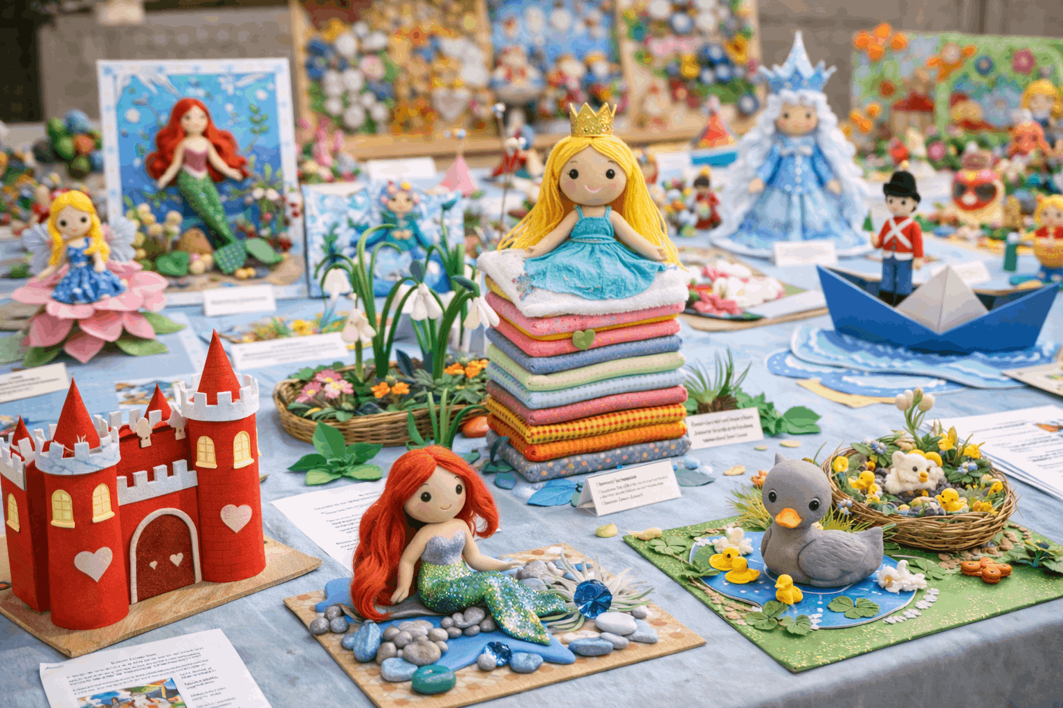 Выставка детского творчества «Волшебство сказок Андерсена»