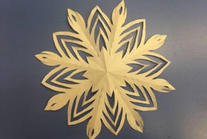 Мастер–класс «Снежинка кружевная–посланница зимы»