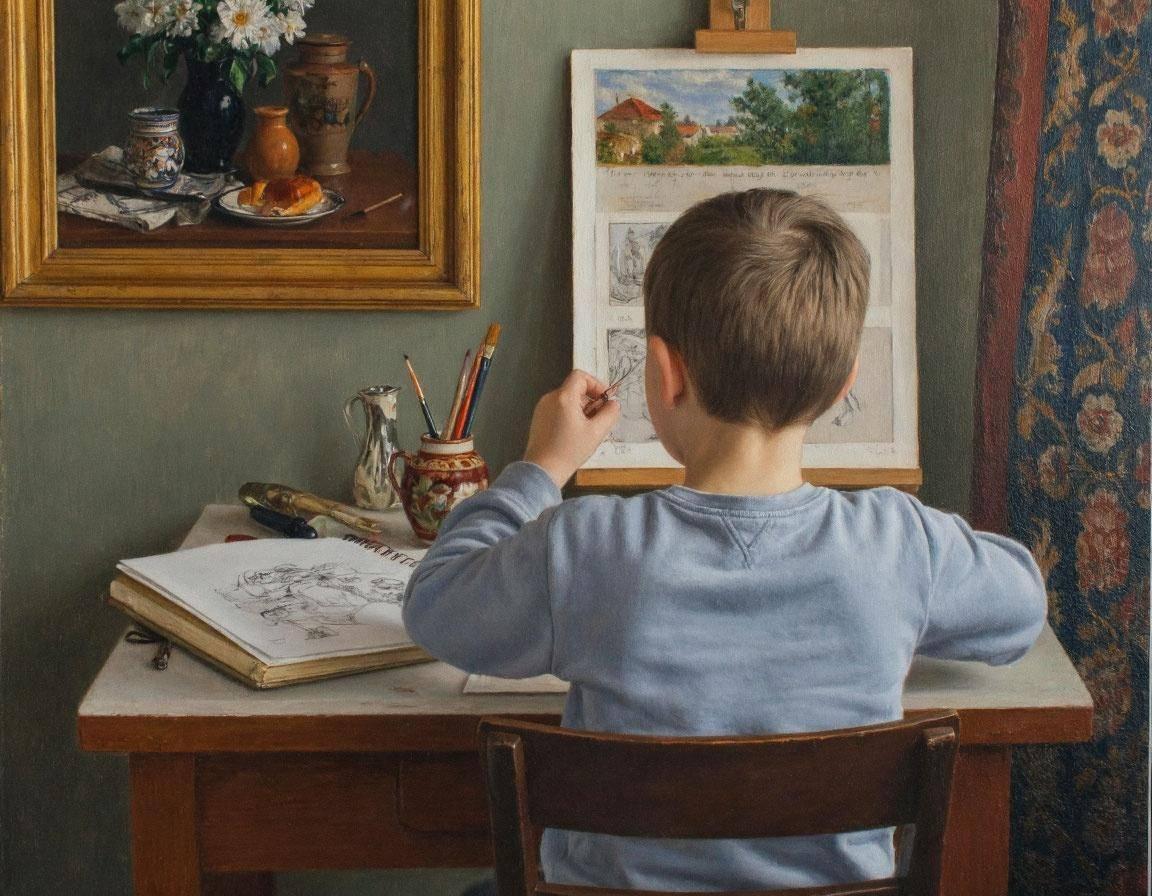 Мастер-класс по декоративной композиции «Русский натюрморт»