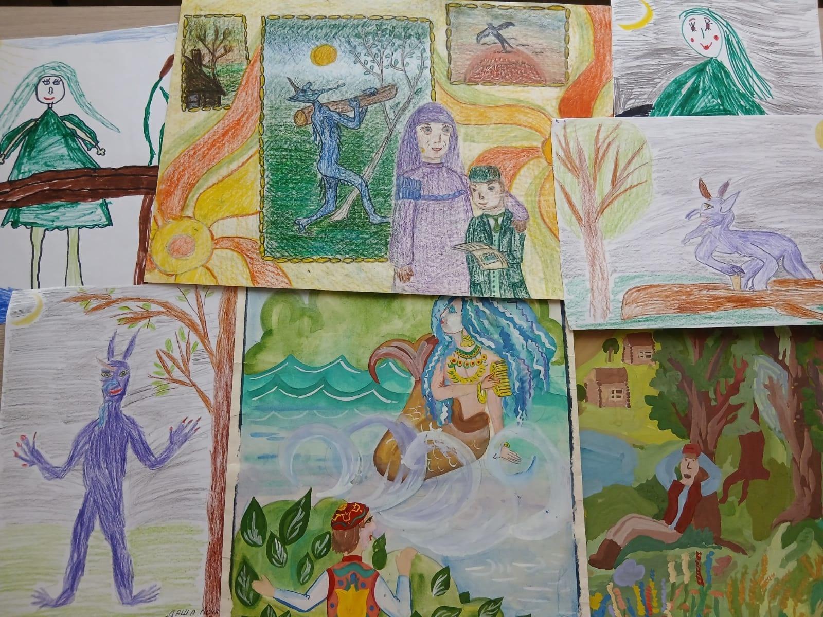 Конкурс рисунков «Герои народных сказок»