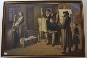 Экспозиция, посвященная художнику, поэту и просветителю Исламу Пашаевичу Крымшамхалову