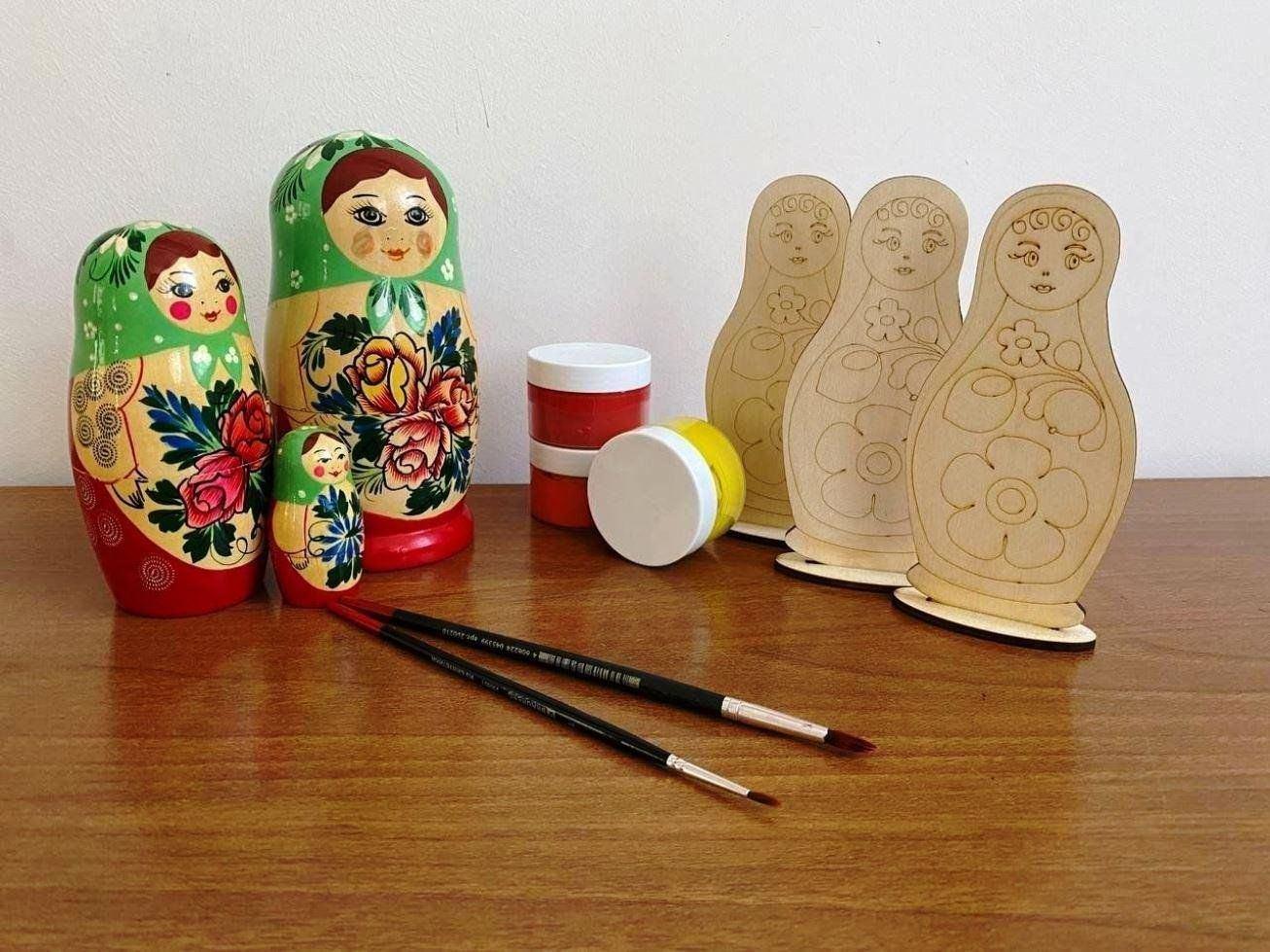 Мастер-класс «Роспись русской матрешки»