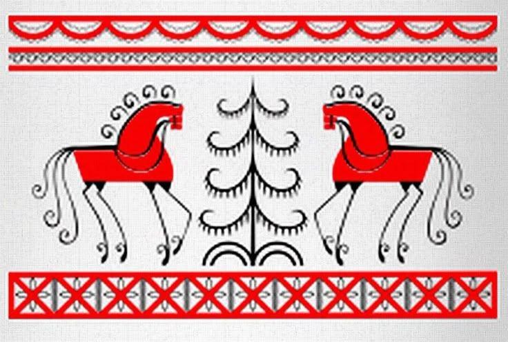 Мастер-класс «Подвес с мезенской росписью»