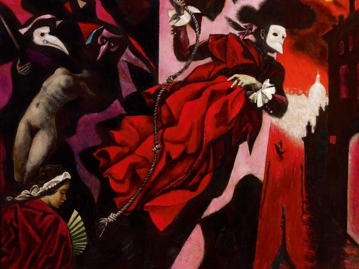 <small>Автор: В.А. Мыльникова. Казанова. 2018 г. Холст, масло. 150х170. Собственность автора..</small> <small>Источник: rah.ru.</small>