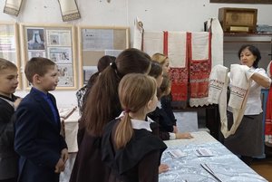 Музейное занятие «Чувашские «говорящие» полотенца»