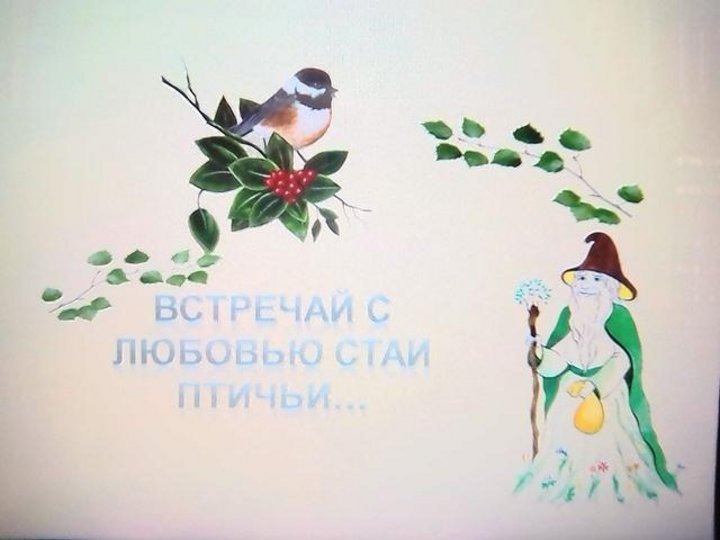 Экологическая эстафета «Встречай любовью стаи птичьи…»