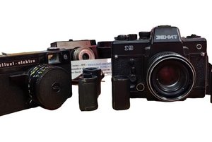 Выставка «В гости к старому фотоаппарату»