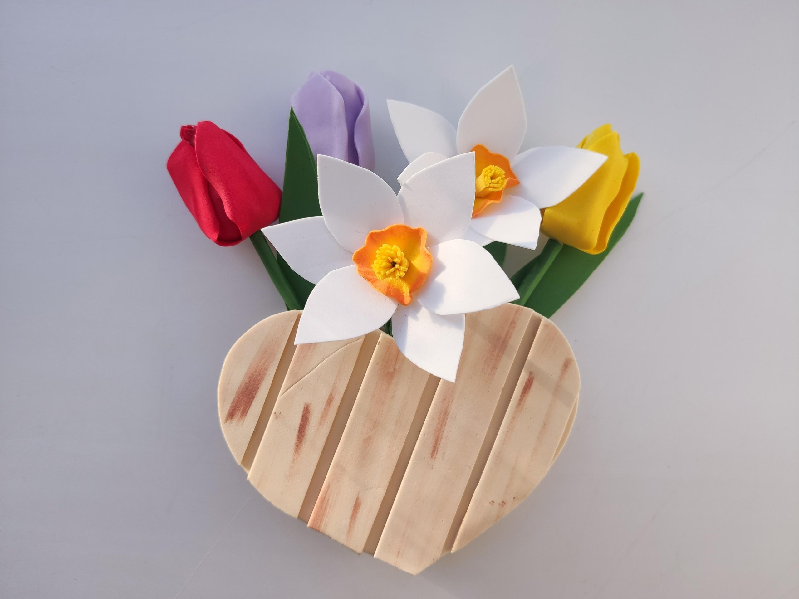 Мастер-класс «Корзинка с цветами»