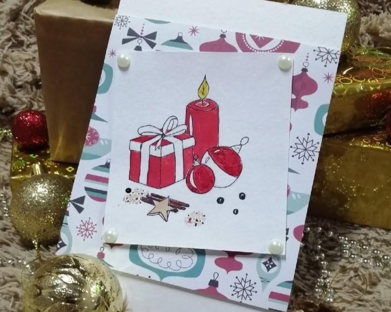 Мастер-класс «Новогодняя открытка»