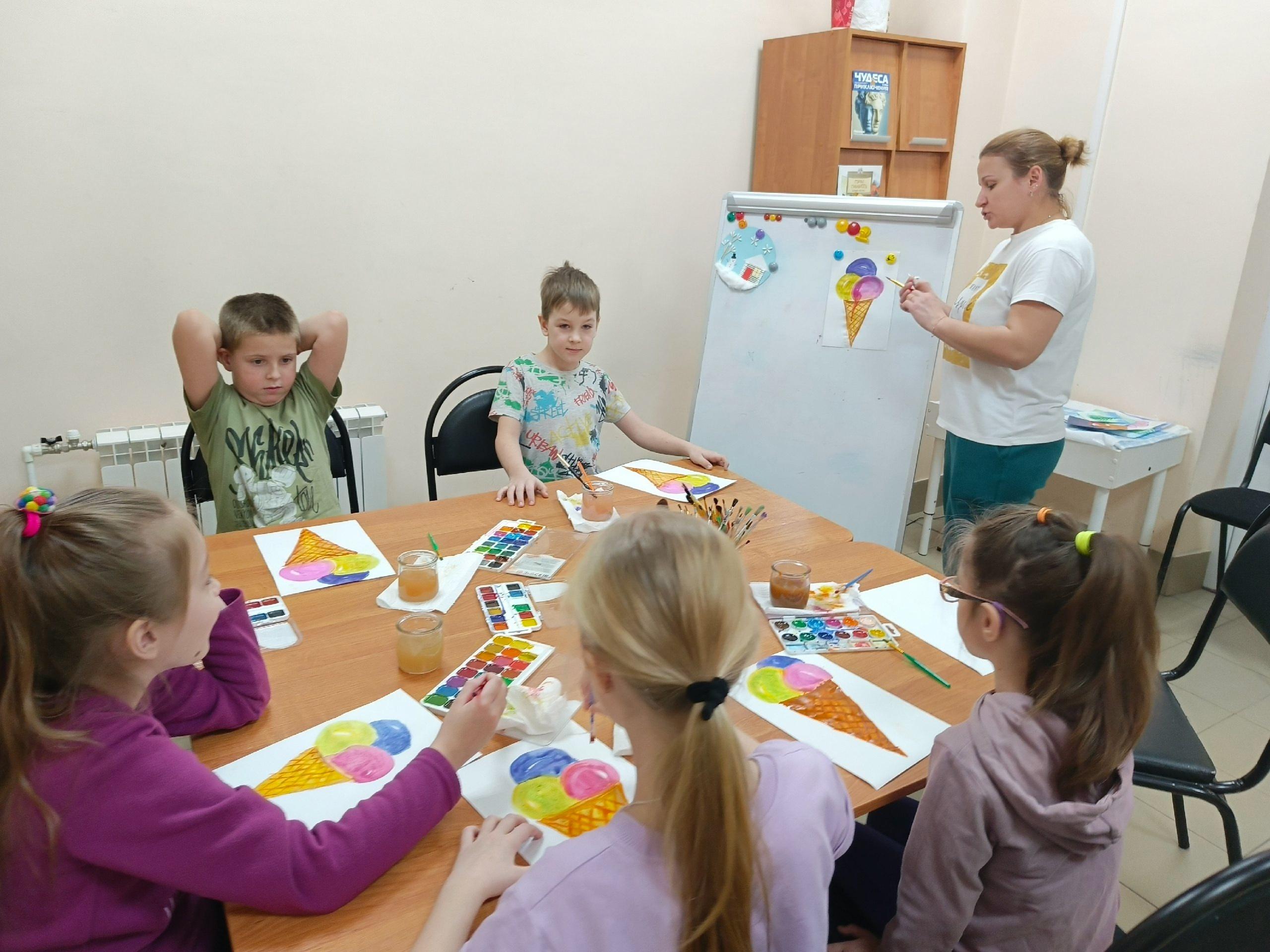 Рисование для детей «Акварельный континент»