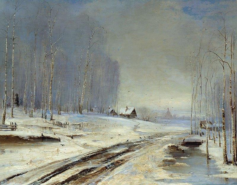 Распутица. Алексей Кондратьевич Саврасов