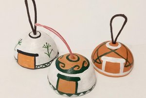 Мастер-класс «Роспись колокольчика «Башкирская юрта»