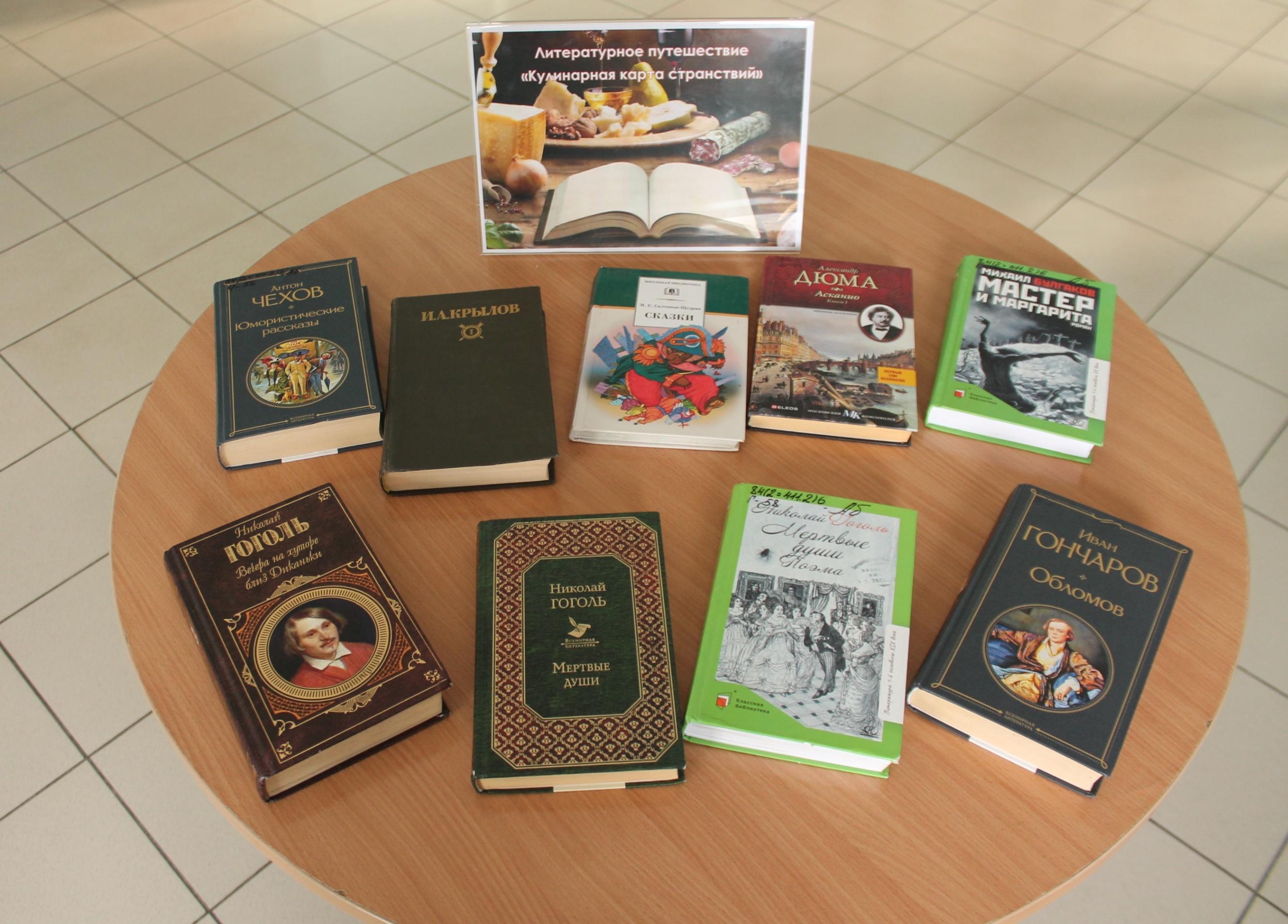 Литературное путешествие «Кулинарная карта странствий»
