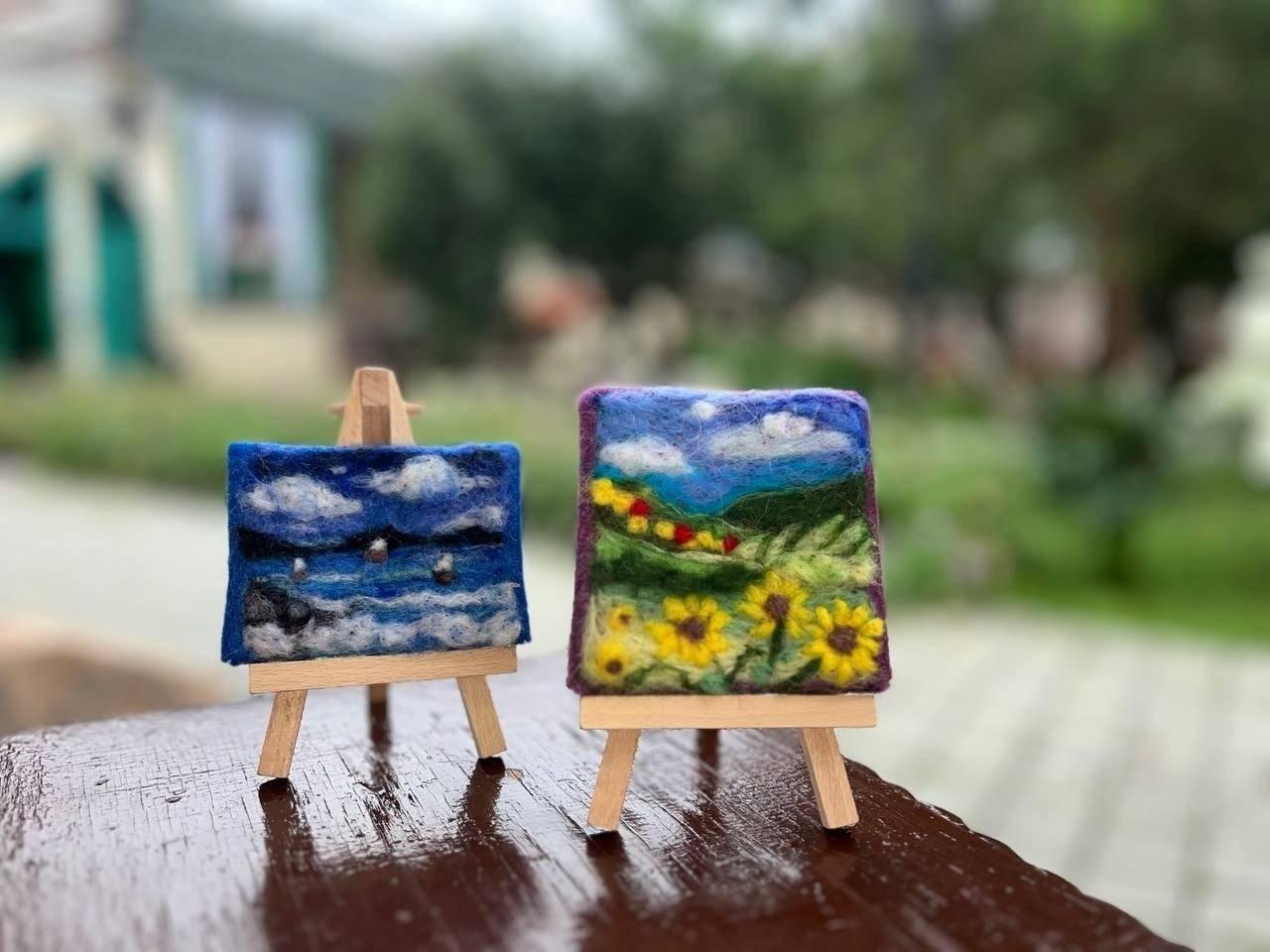 Мастер-класс «Шерстяная акварель»