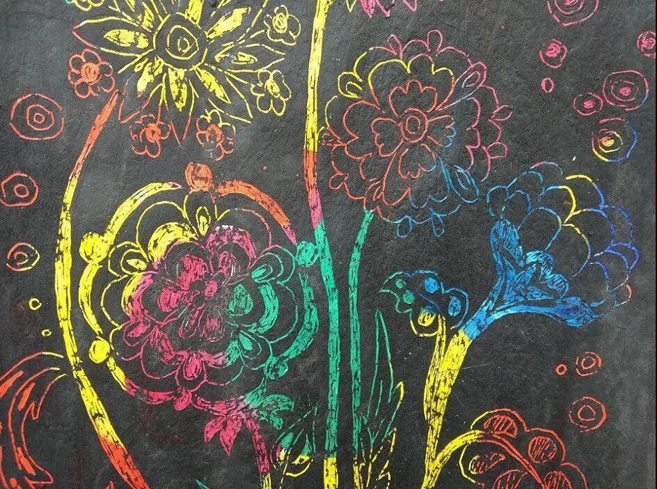 Мастер-класс по рисунку «Граттаж»