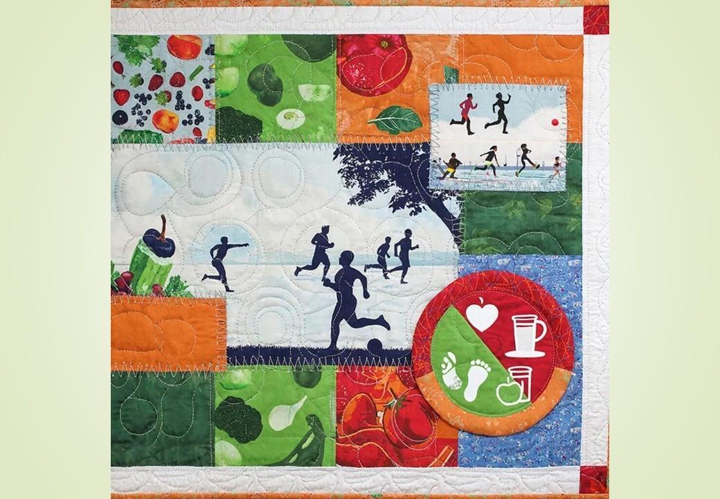 Библиотечный квилт «Волшебное слово «ЗДОРОВЬЕ»