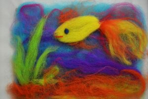 Мастер-класс «Живопись шерстью»