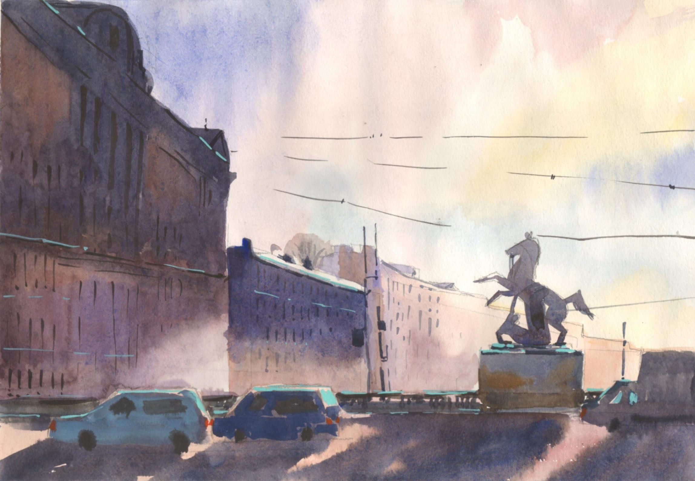 Мастер-класс «Улочки города»