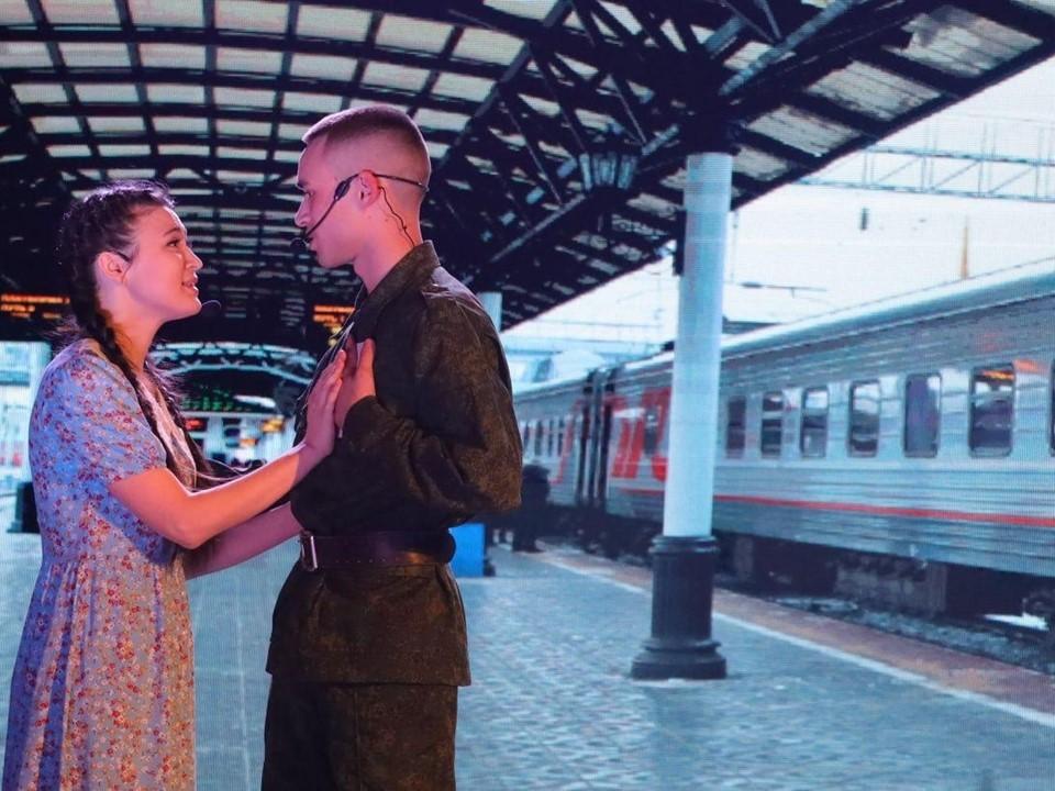 Показ обряда «Проводы в армию»