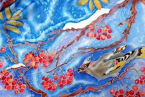 Мастер-класс «Новогодний батик»