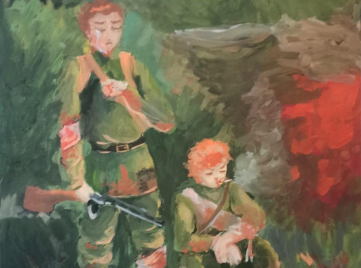 Выставка детского рисунка «Война и мир»