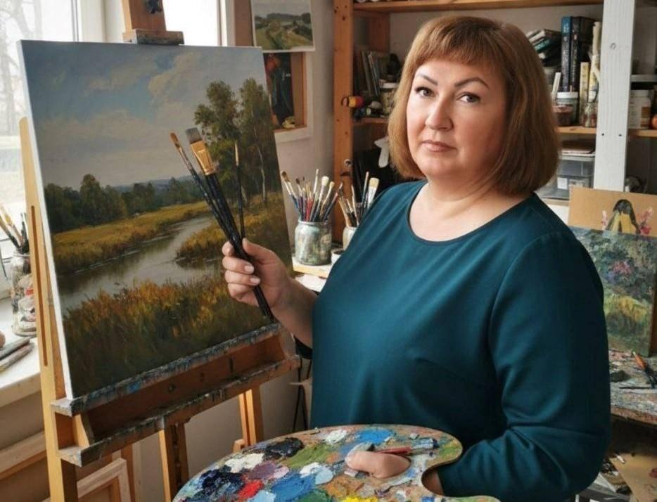 Выставка «Краски души» художницы Натальи Ивановой