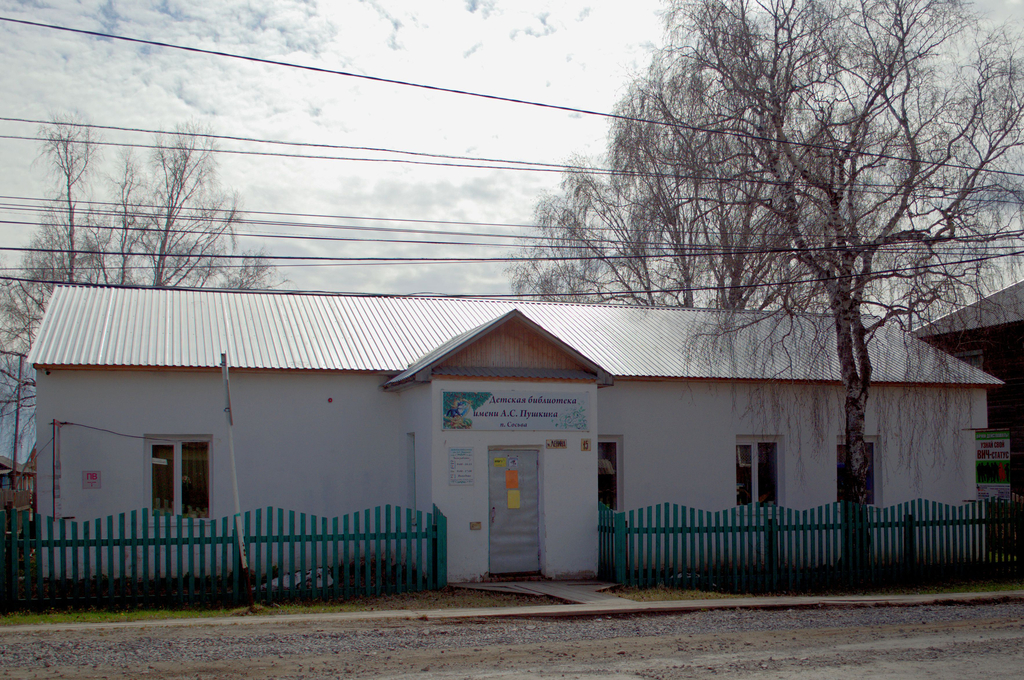 Детская библиотека им. А. С. Пушкина п. Сосьва