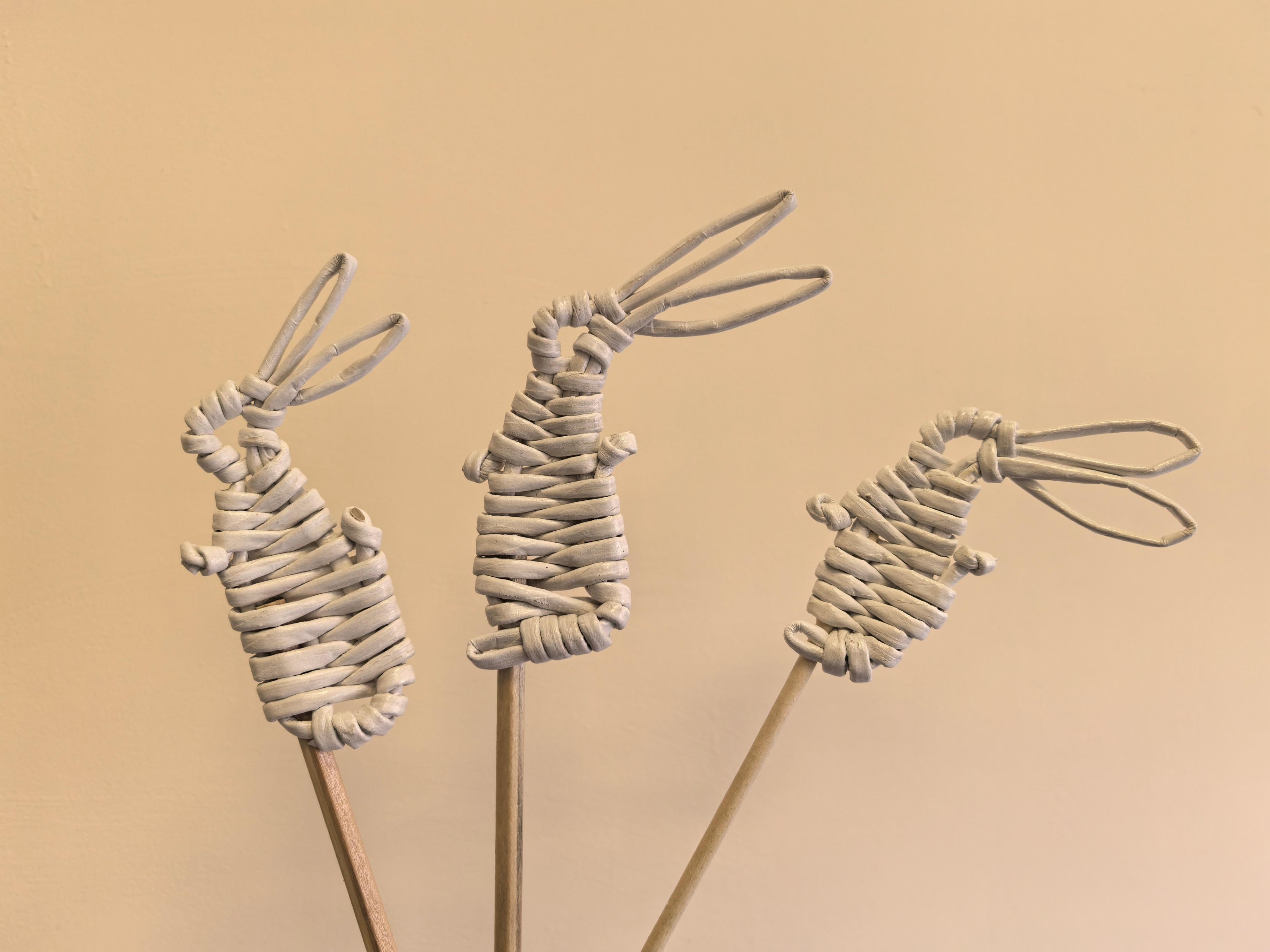 Мастер-класс по плетению из бумажной лозы «Зайчик»