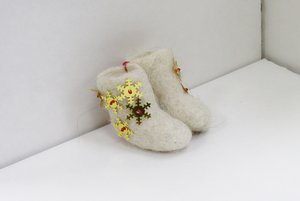 Мастер-класс «Валяние из шерсти: сувенирные валенки»