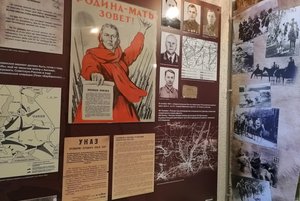 Экспозиция Поныровского историко-мемориального музея Курской битвы