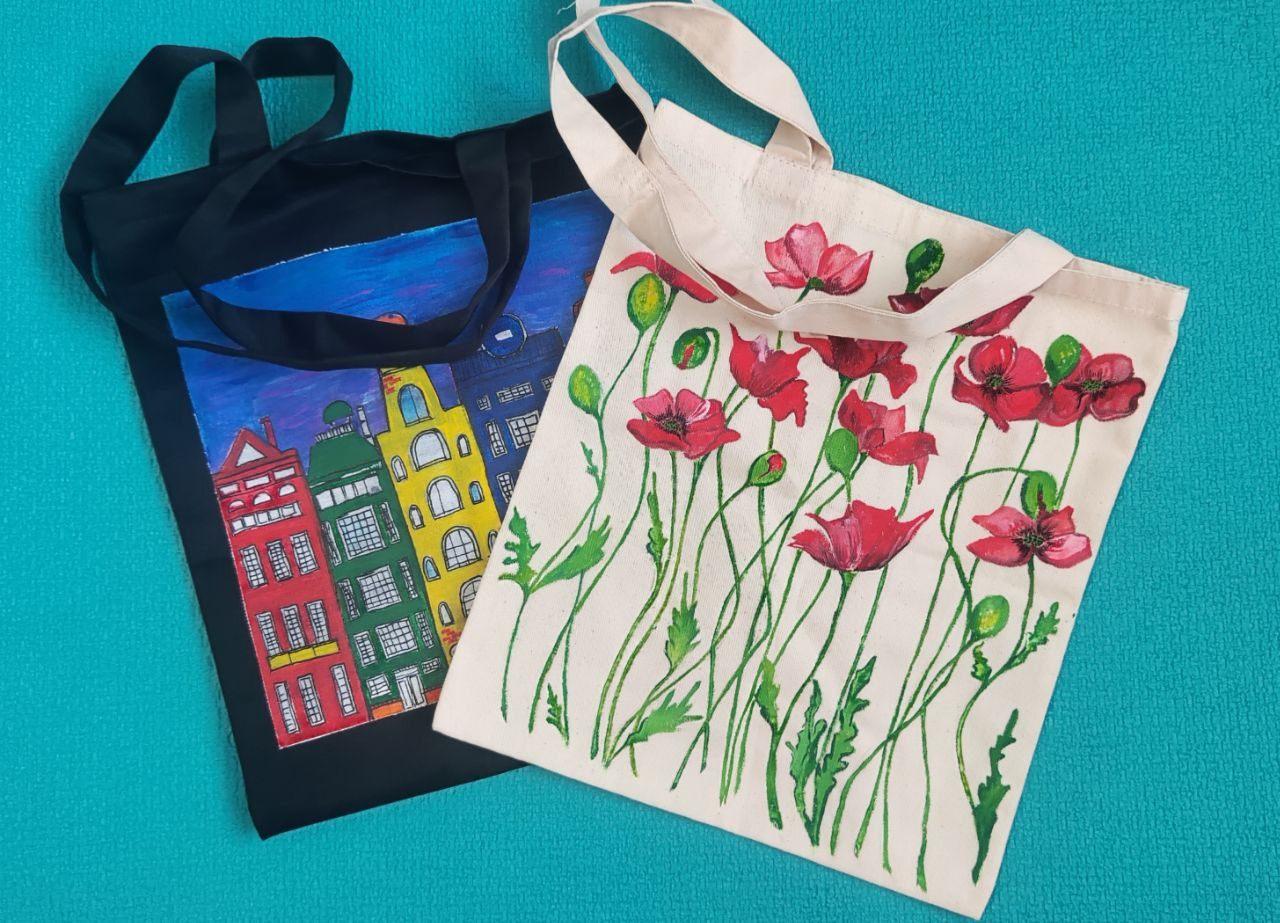 Мастер-класс по росписи шоппера