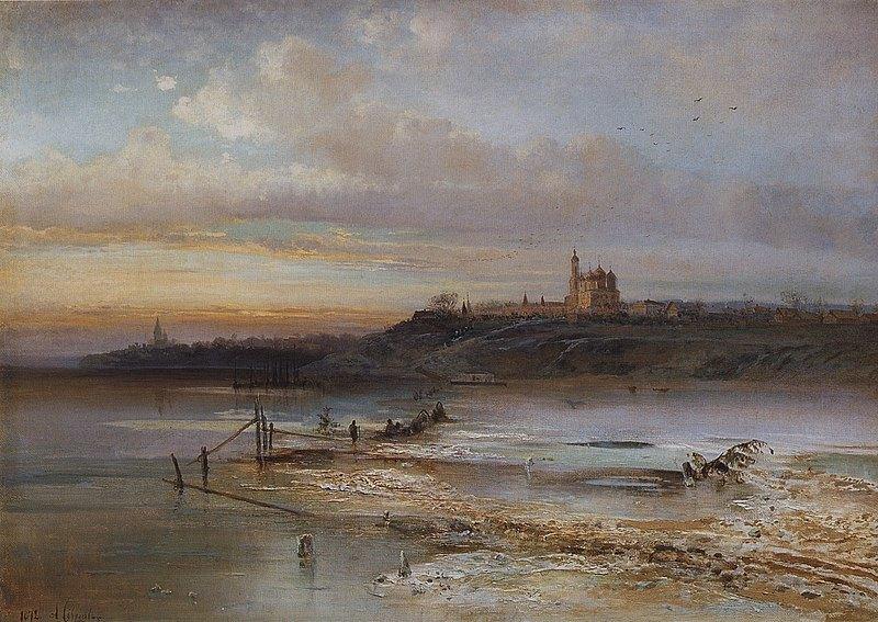 Оттепель. Ярославль. Алексей Кондратьевич Саврасов
