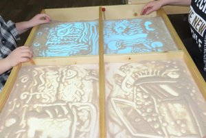 Мастер-класс «Рисование песком на световом столе»