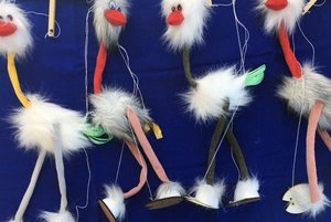Мастер-класс «Изготовление куклы марионетки-страуса»