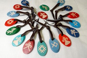 Мастер-класс по росписи брелоков «Коми орнамент»