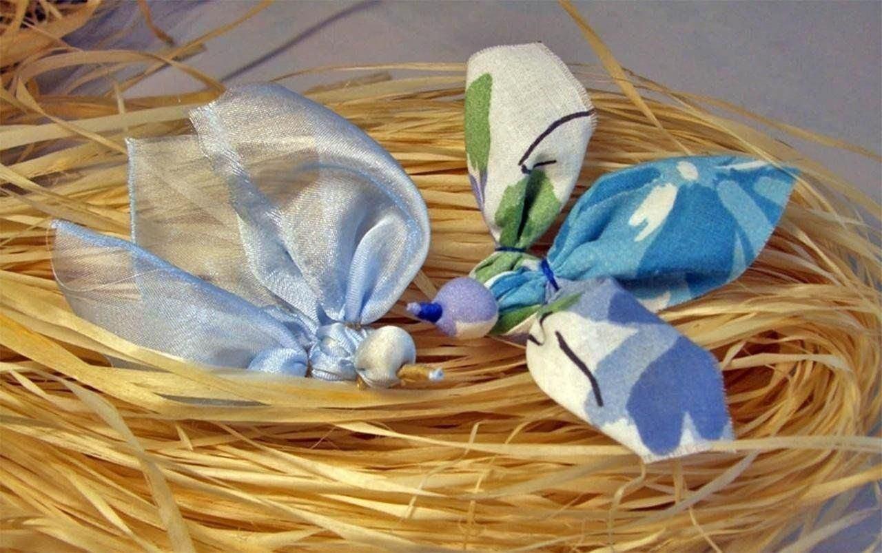 Мастер-класс «Птичка из ткани»