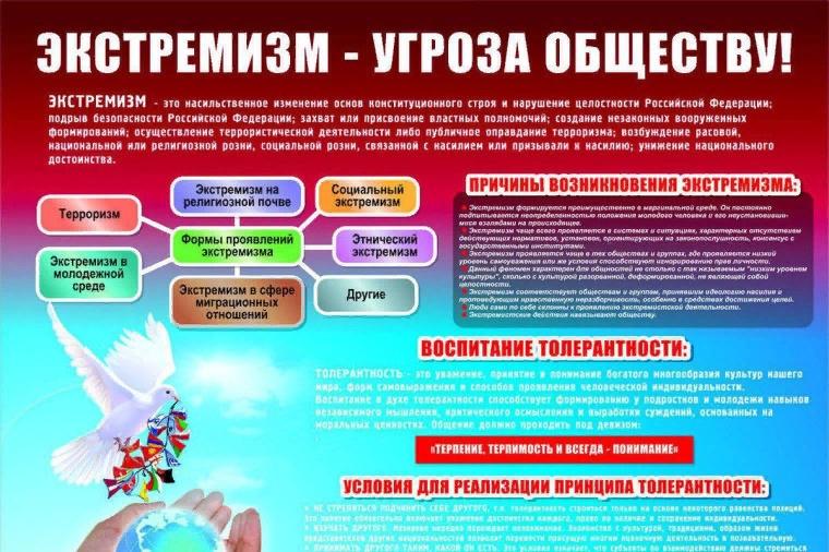 Час информации «Осторожно, экстремизм»