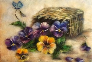 Мастер-класс «Картина из шерсти»