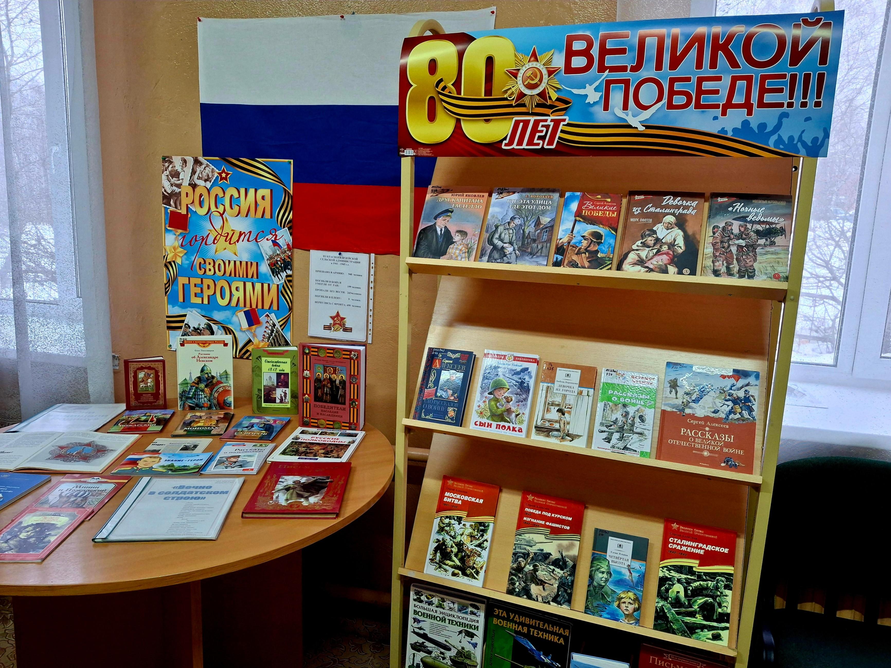 Выставка «Великая победа в памяти, сердцах и книгах»