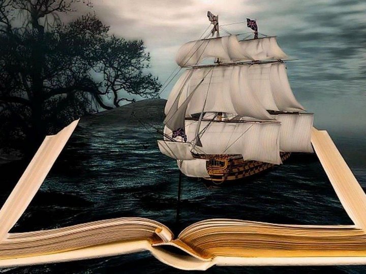 «Сказочная бухта»- презентация произведений и сказок о море и морских приключкенеиях