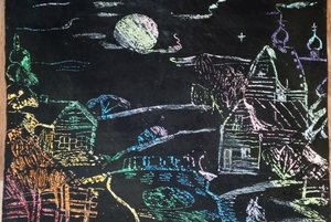 Мастер-класс «Нетрадиционная техника рисования граттаж»