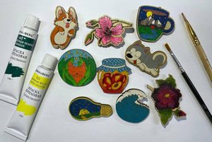 Мастер-класс по росписи деревянных значков