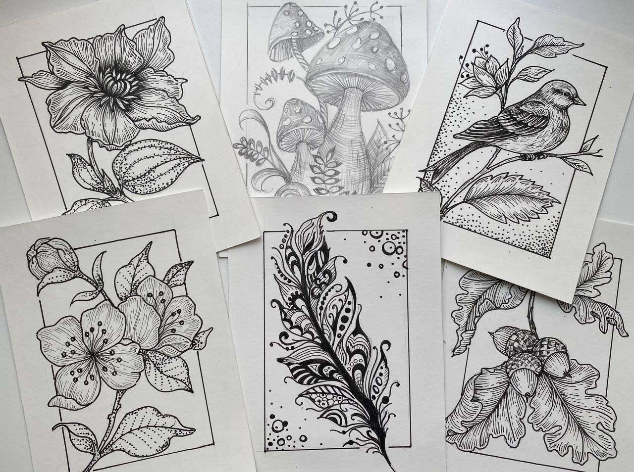 Практическое занятие по графическому искусству «Мастерство штриха»