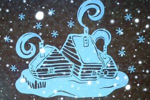 Новогодняя мастерская «Вытынанки для библиотеки»