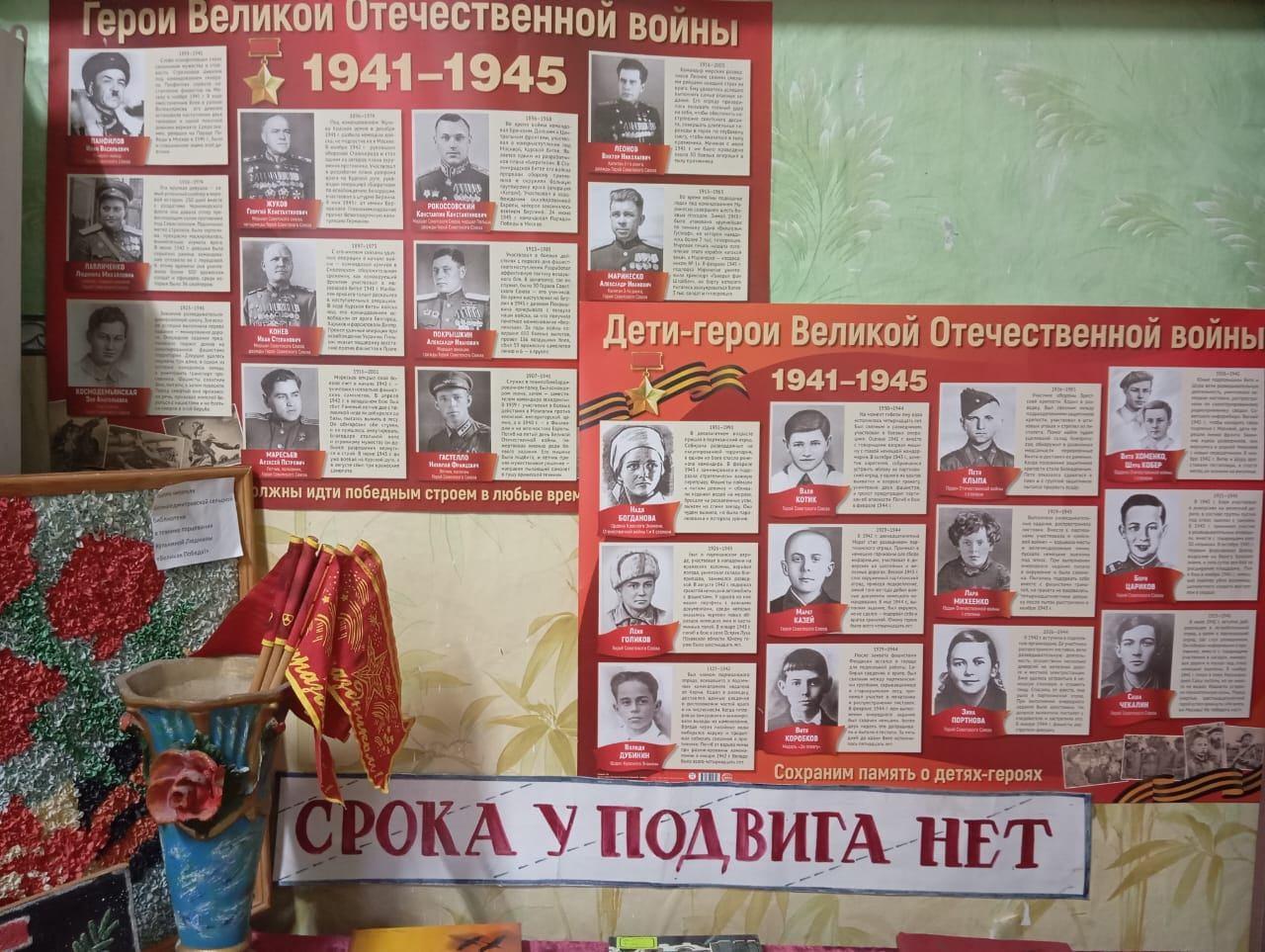 Книжная выставка «Срока у подвига нет»