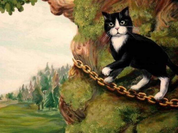 Литературная игра «За ученым котом в сказку русскую войдем»