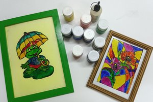 Мастер-класс «Заливной витраж»